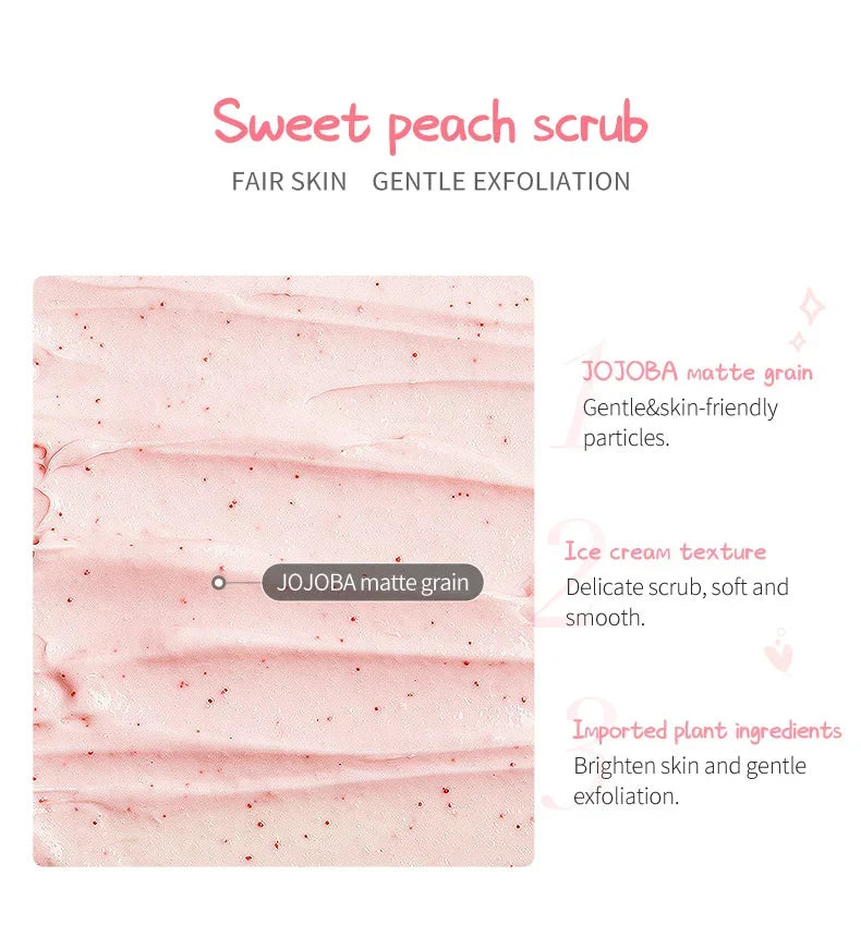 Fenyi Honey Peach Exfoliating Deep Clean Moisturizer Scrub