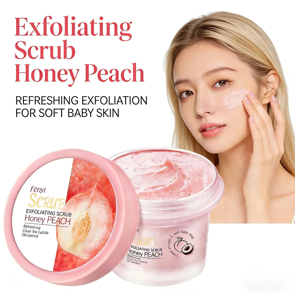 Fenyi Honey Peach Exfoliating Deep Clean Moisturizer Scrub