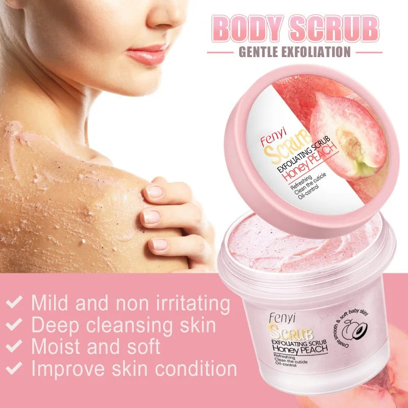 Fenyi Honey Peach Exfoliating Deep Clean Moisturizer Scrub