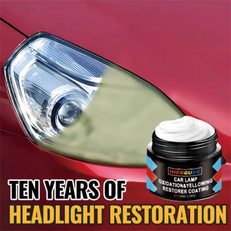 Car Headlight Restoration Polishing Kit