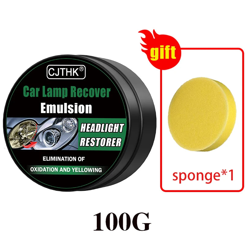 Car Headlight Restoration Polishing Kit