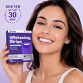 Premium Purple Whitening Strips - Professional Tooth Stain Removal