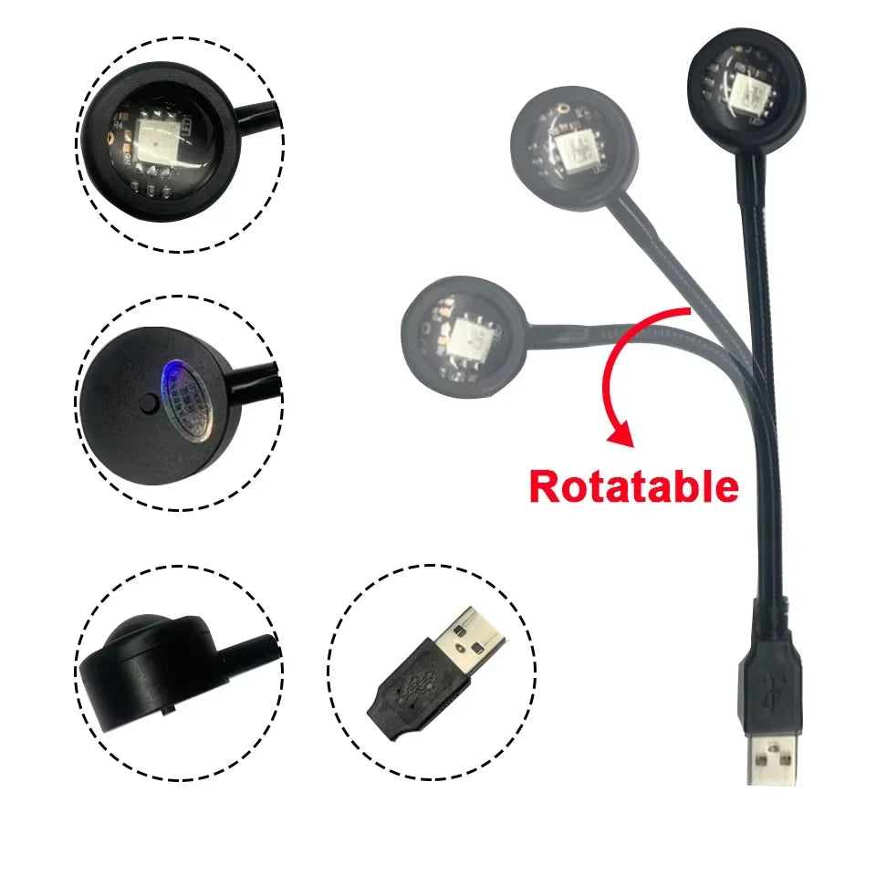LED Sunset Projection Lamp - Wall and Room Lighting