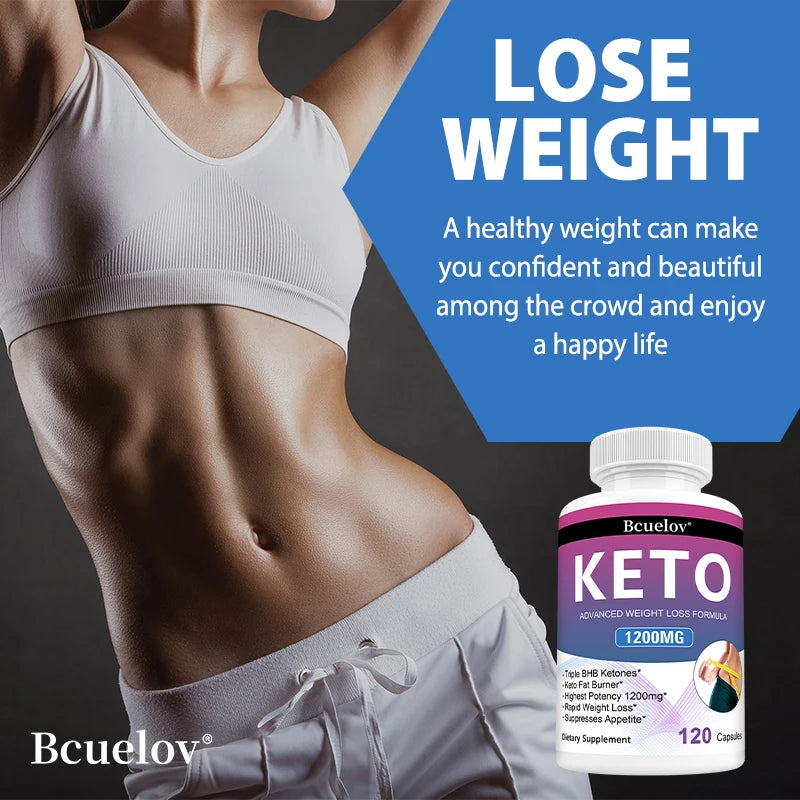 Keto Capsules - Weight Management, Metabolism Boost, Appetite Control, Energy, Digestive Health