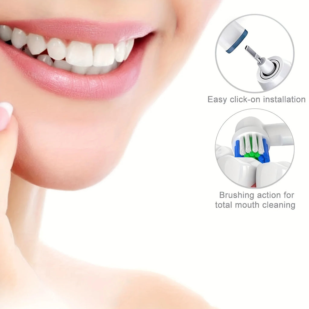 Replacement Toothbrush Heads - Compatible: Oral-B Braun Professional Toothbrushes