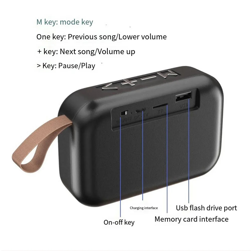 Portable Outdoor Speaker - Bluetooth 3D Stereo
