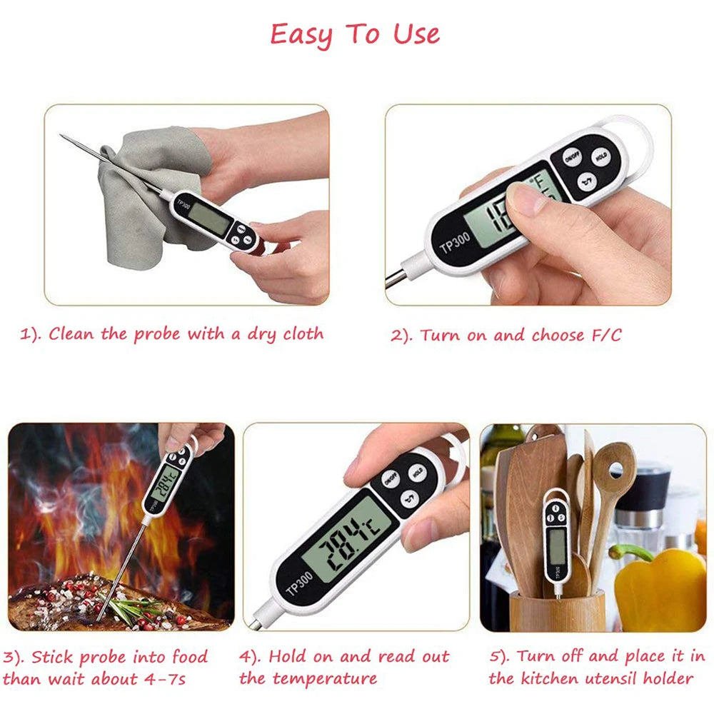 Cooking Thermometer - Stainless Steel