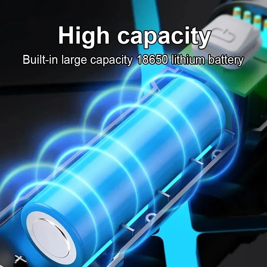 100000LM Super Bright Flashlight Type-C