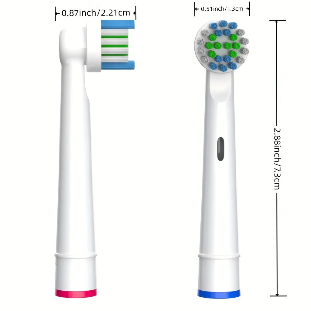 Replacement Toothbrush Heads - Compatible: Oral-B Braun Professional Toothbrushes