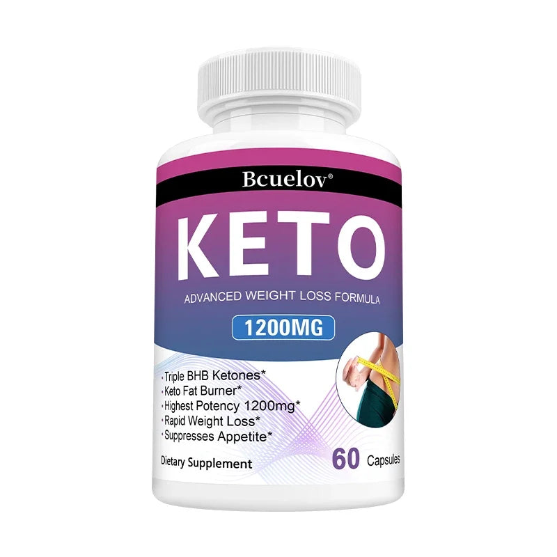 Keto Capsules - Weight Management, Metabolism Boost, Appetite Control, Energy, Digestive Health