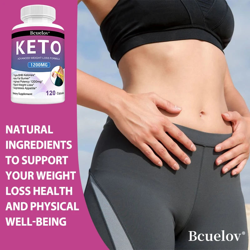Keto Capsules - Weight Management, Metabolism Boost, Appetite Control, Energy, Digestive Health