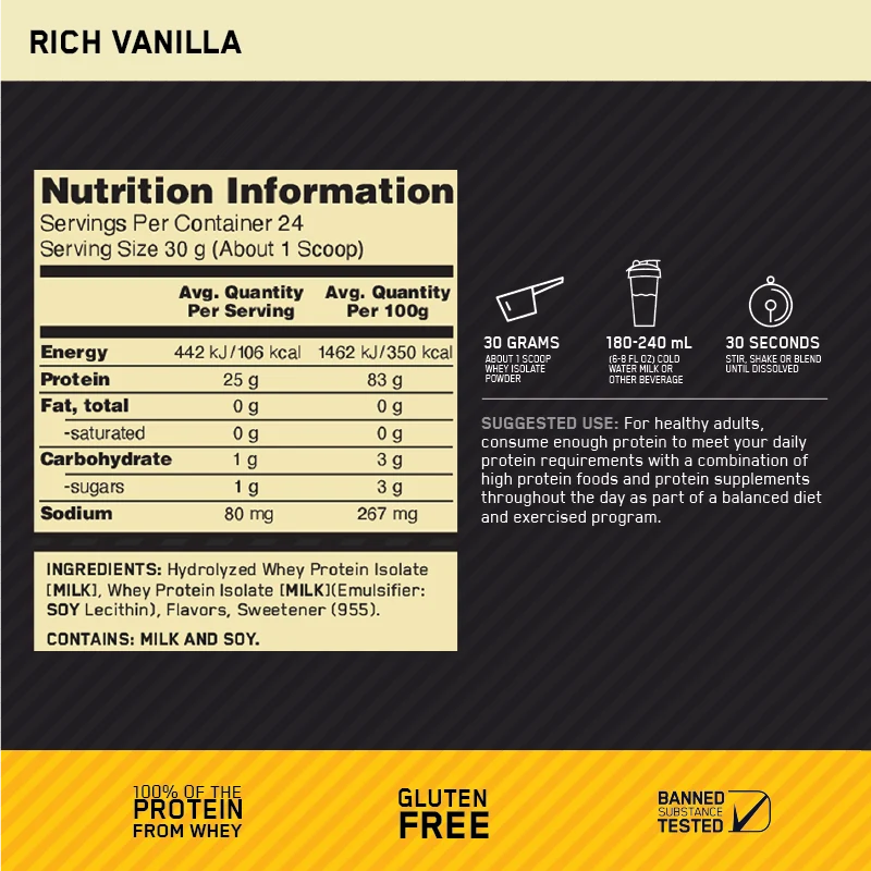 Gold Standard (2.2kg) Whey Protein Concentrate
